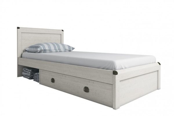 Magellan bed 90x200 cm color pine vintage