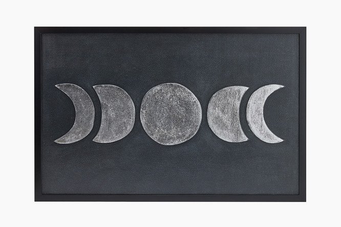 Reproduction in frame Moon 53x83 cm