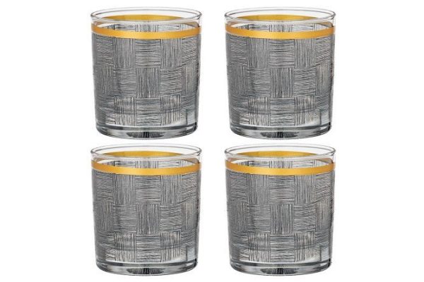 Set of glasses Masculine 380 ml, Glass, 4 pcs.