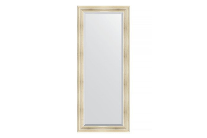 Floor mirror with bevel in a baguette frame EVOFORM BY 6128 etched silver 84x204 cm
