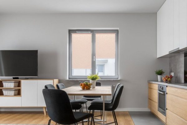 Roller blind COMFORT Frost almond color, 200x175 cm