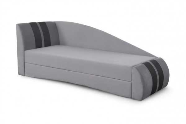 Sofa bed with lifting mechanism Denver 80x190 cm color blue-gray