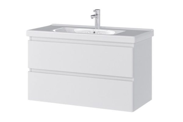 Hanging cabinet Sanstar Riana 309.1-1.5.1. 96.2 cm, frame color white, facade white