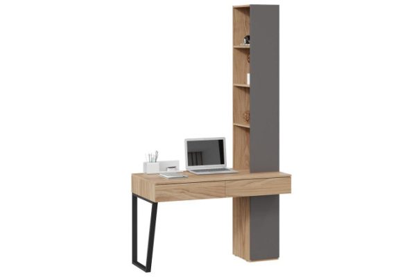 Porto desk with combined cabinet