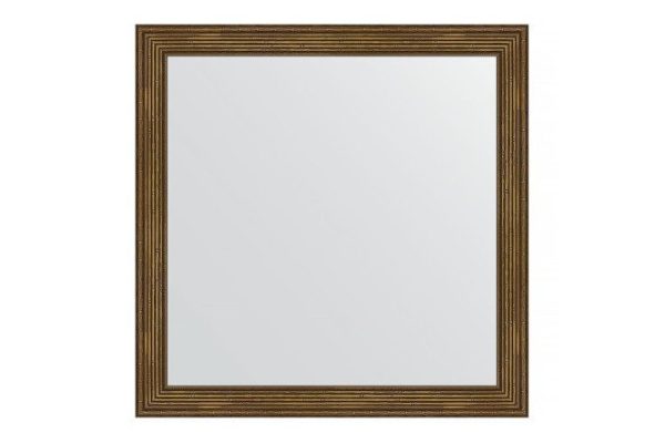Wall mirror in a baguette frame EVOFORM dry reed 63x63 cm