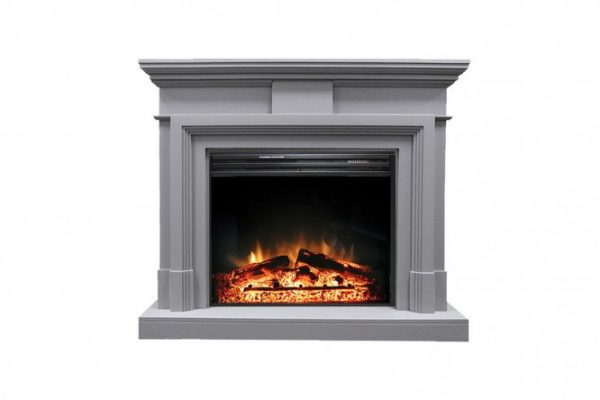 2ff5502dc5a2a1c8ffdde9008be250f9.jpg Fireplace set Royal Flame Coventry Gray with Jupiter FX New hearth
