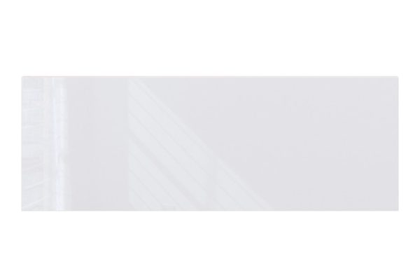 Decorative side wall City 33.7x96 cm, white gloss color