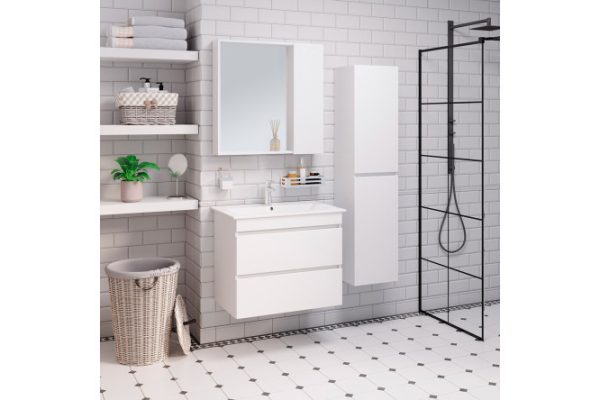 Bathroom furniture RUNO Manhattan 75, white