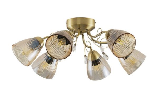 Ceiling chandelier Sandy 15 sq.m., 58x22x58 cm, E27