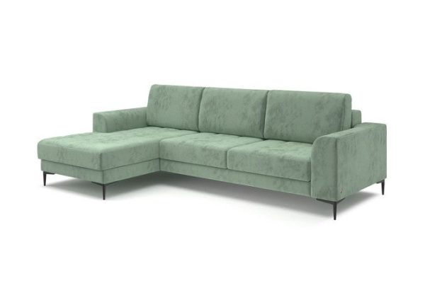Corner sofa bed Pierre with left corner