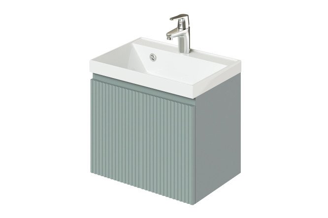 Hanging cabinet Katya 1Ya 49.4 cm, frame color Tokyo, facade Tokyo