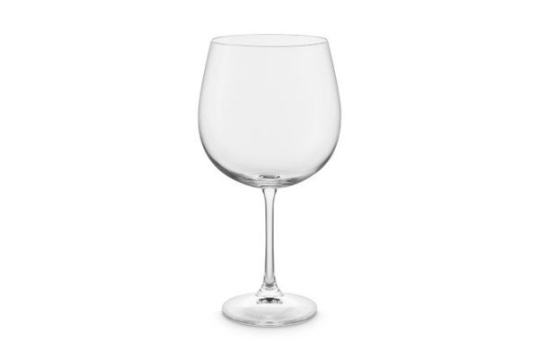 Set of glasses CRYSTAL BOHEMIA Milvus 670 ml, Glass, 6 pcs.