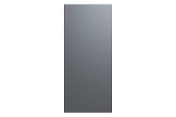 Decorative panel Chloe for half-column 57.6x132 cm, soft graphite color