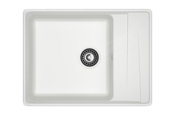 Inset sink with drainer GRANFEST Level GF-LV-660L 66x50x20 cm