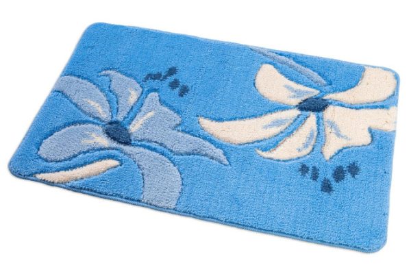 Bathroom rug Flower 55x90 cm, Polypropylene