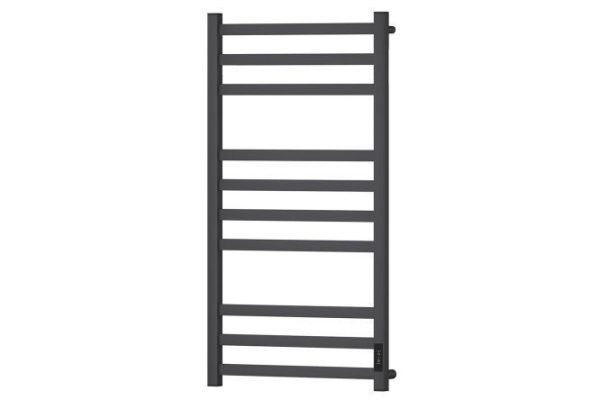 Electric heated towel rail Mercury P10, premium graphite PN83850GR 53x100x8 cm
