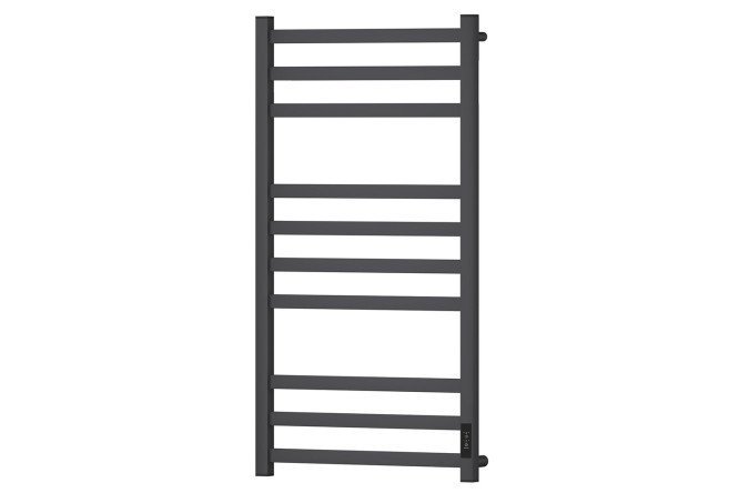 Electric heated towel rail Mercury P10, premium graphite PN83850GR 53x100x8 cm