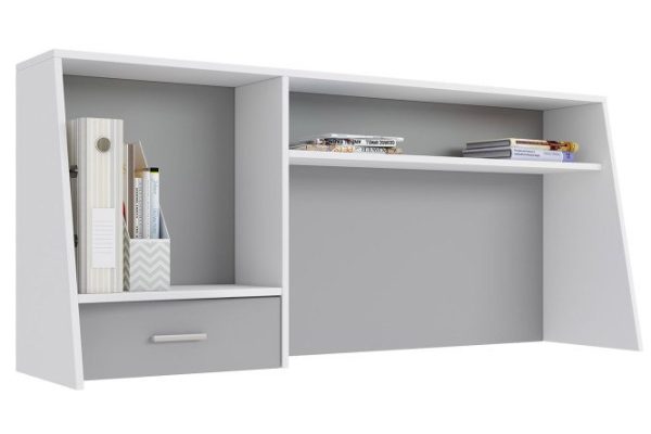 Aviv desk extension with drawer and shelf