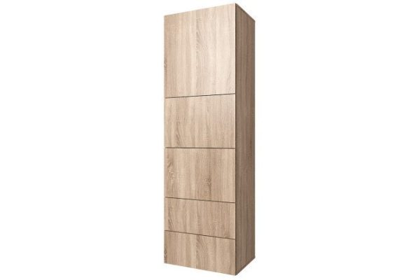 Wardrobe 3 doors and 2 drawers Oscar 60x192 with closers, Sonoma oak