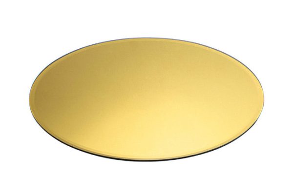 Serving dish Extravaganza Golden Mirror Glass