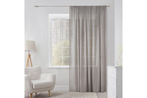 Tulle MICASA Iona 300x280 cm, light gray