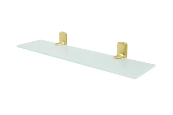Gold wall shelf 48x5.5x14 cm