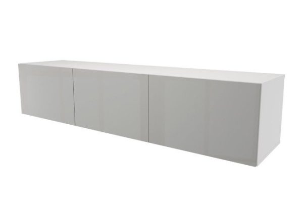 2qav2hij7ogznx1ohopva6lstdexg76i.jpg Cabinet with doors Oscar Amika 180x38, white / dusty gray gloss