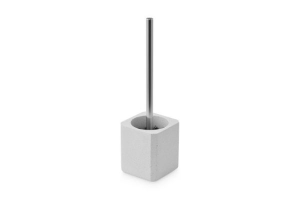 Toilet brush in stand EVIO Nepal 10.6x36.5x10.6 cm, Ceramic