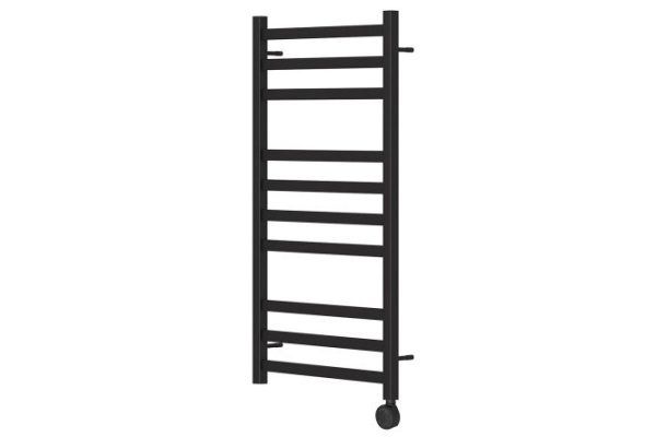 Electric heated towel rail POINT Mercury P10, black PN83150BE 53x106.5x8.8 cm