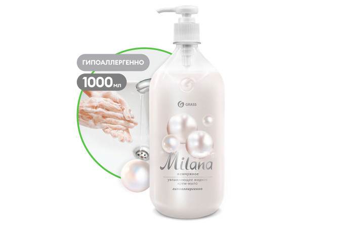 Liquid cream soap GRASS Milana moisturizing 1000 ml