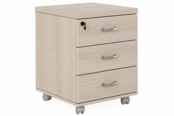 Roll-away cabinet with 3 drawers Flash 45.2x47.4x58.8 cm