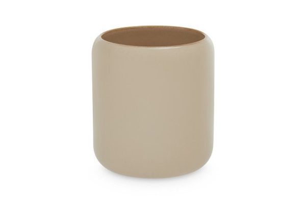 Glass for toothbrushes EVIO Luna 9x10x9 cm, Ceramic