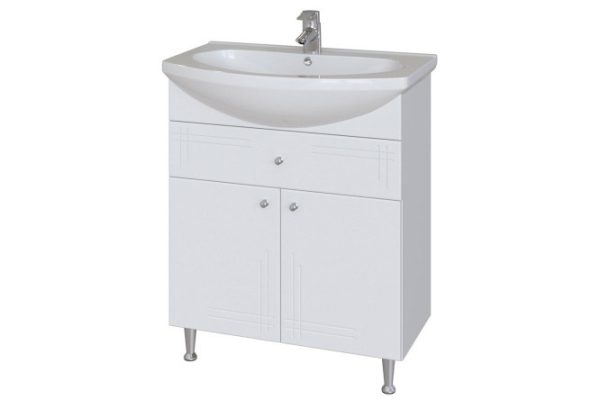 Floor stand Sanstar June 65 cm, white gloss color