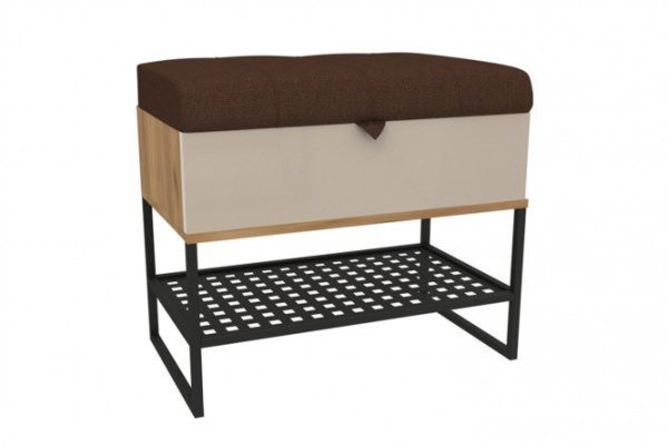 Bench Fiji oak gold/Kashmir color brown, oak gold, Kashmir, black