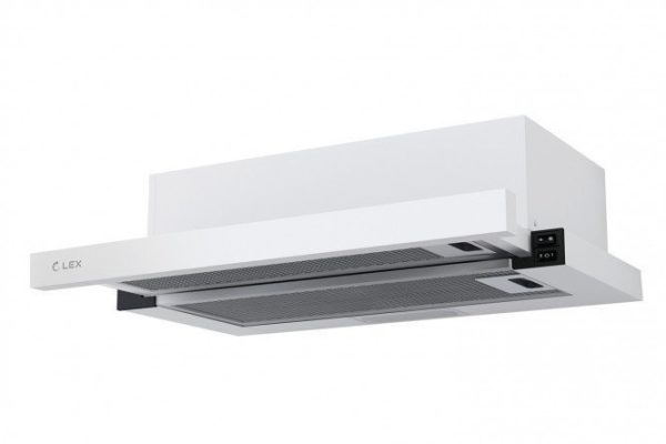 Hood LEX Hubble G 600 WHITE color white, 60x16x28 cm