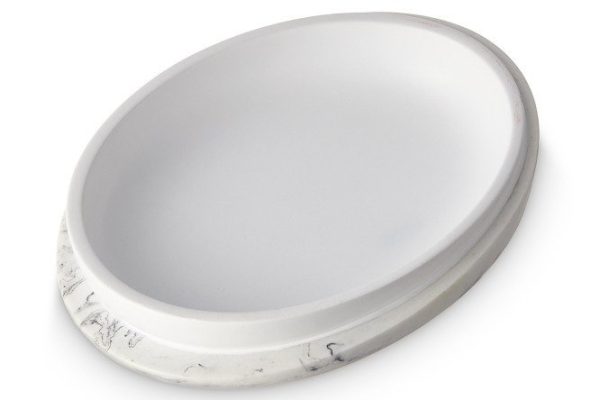 Soap dish Marble light Polyresin