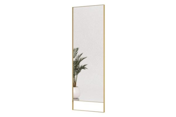 Mirror in frame GENGLASS Halfeo slim leg 80x220 cm