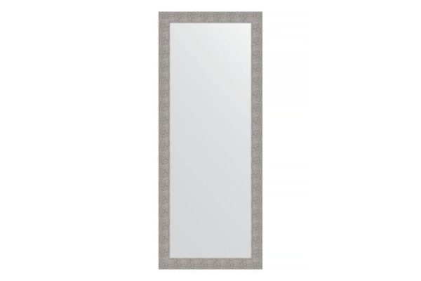 Floor mirror in a baguette frame EVOFORM BY 6009 embossed silver 81x201 cm