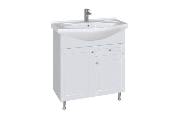 Floor stand Sanstar Breeze 56.1-1.4.1. 70.9 cm, frame color white, facade white