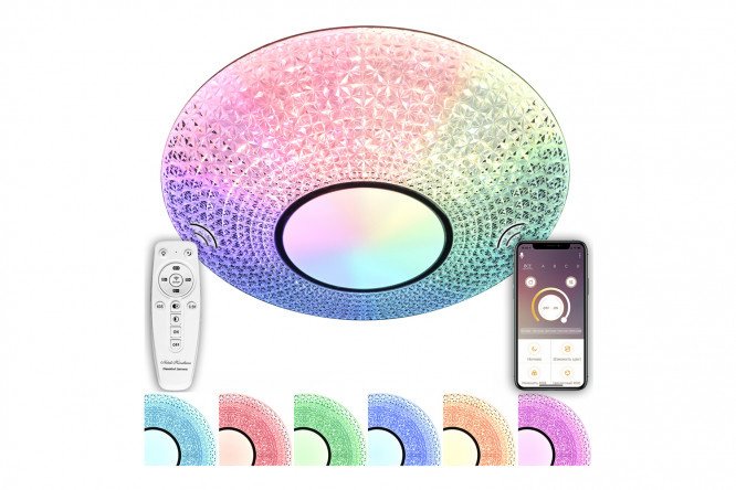 Ceiling lamp Natali Kovaltseva Led Lamps 50 cm 25 sq.m., LED, 50 cm