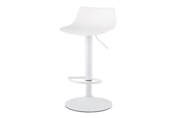 Bar stool Jean 40x72x40 cm, seat color white, legs white