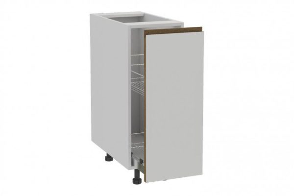 Front for a floor cabinet with a sliding basket Nicole 29.6x72.2 cm, magnolia color