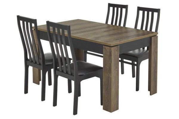 Riga chairs and Jagger extendable table