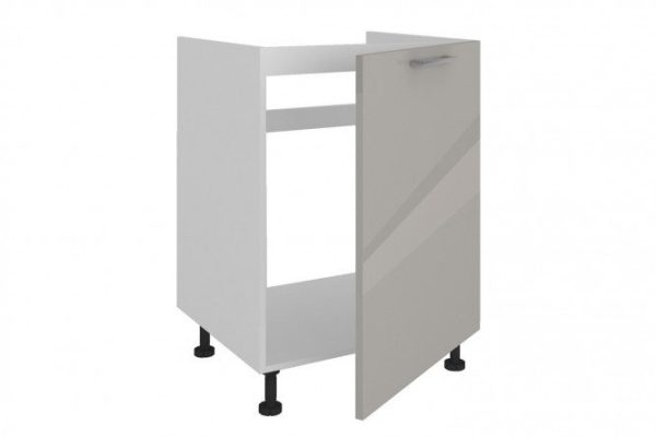 Front for Amika cabinet 59.6x71.6 cm, pearlescent gray glossy color