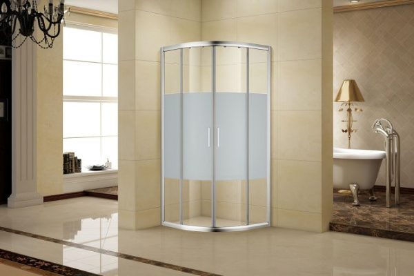 Wall-mounted shower enclosure AQUANET Practic AE10-Q-90x90U-CP