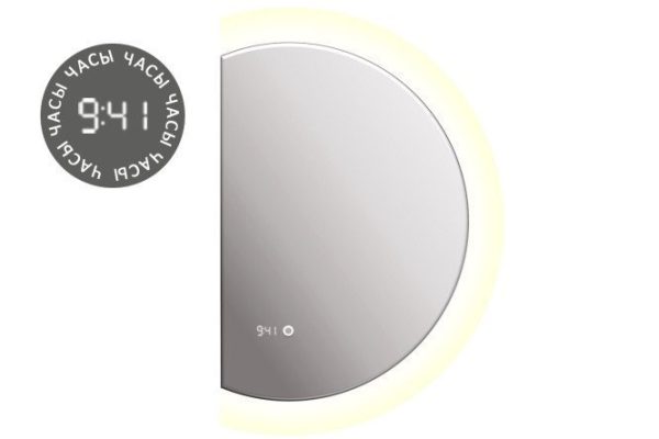 Mirror with LED lighting ALIAS Daphne d1208035L 80x120x2 cm