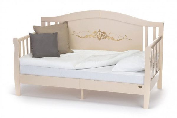 Children's sofa bed Stanzione Verona Div Ornamen Avorio 80x160 cm ivory color