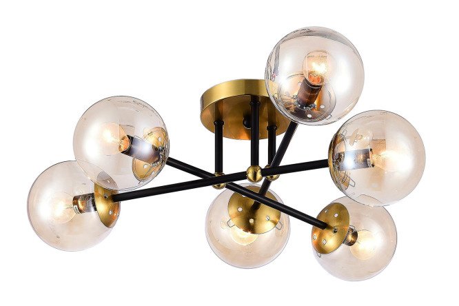 Chandelier CITILUX Pamela 15 sq.m., 57x17x57 cm, E14