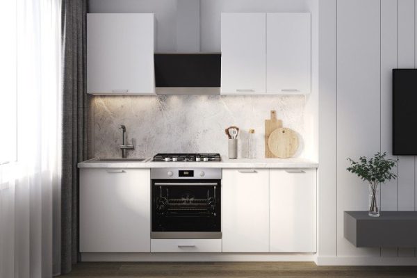 Modular kitchen set Chloe 2.0 m white