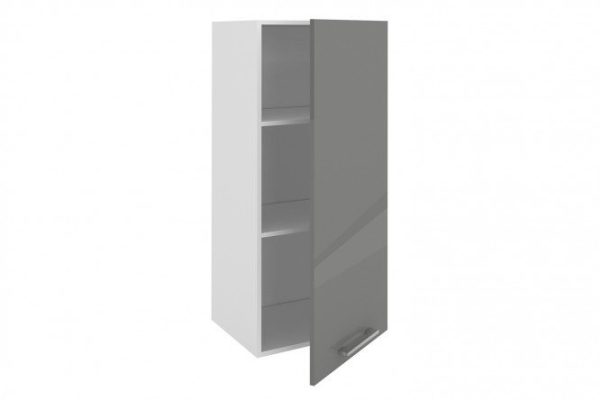 Front for Amika cabinet 44.6x95.6 cm, dusty gray glossy color